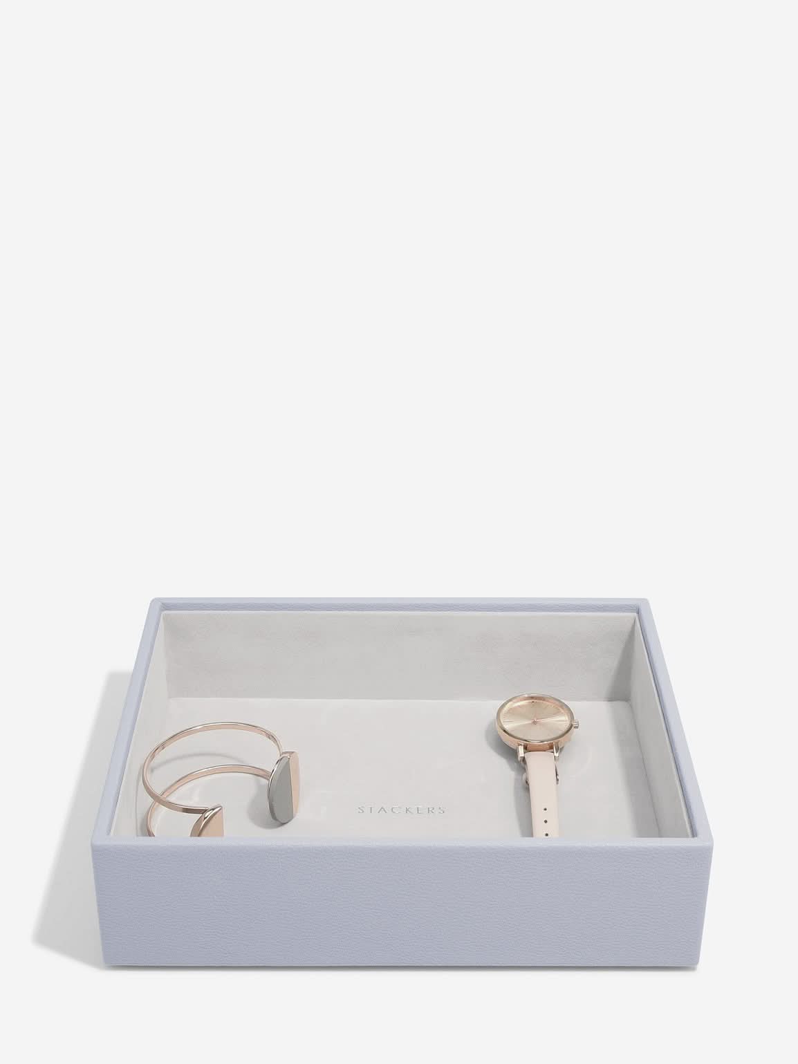 Stackers diepe Sieradenlaag voor Klassieke Juwelendoos Lavendel - Mystackers