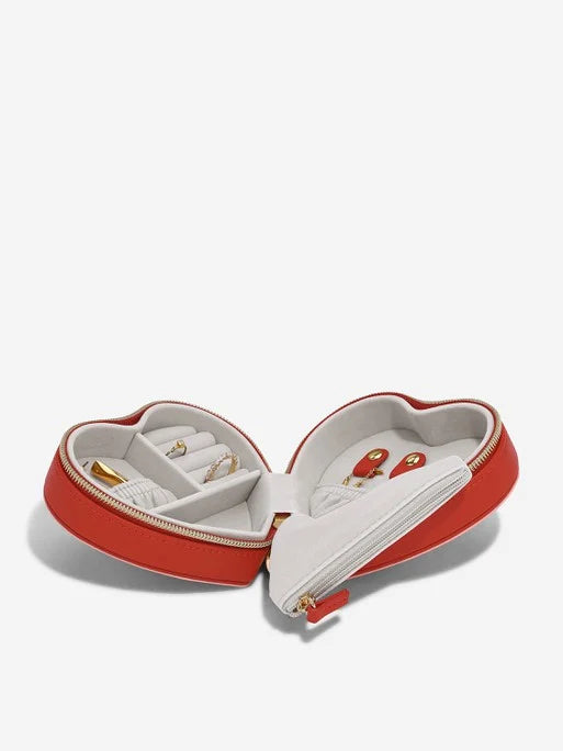 Stackers Heart Travel Jewellery Box Rood - Mystackers