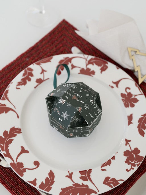 Stackers Juwelendoos Sleutelhanger in Decoratieve Kerstbal Taupe - Mystackers