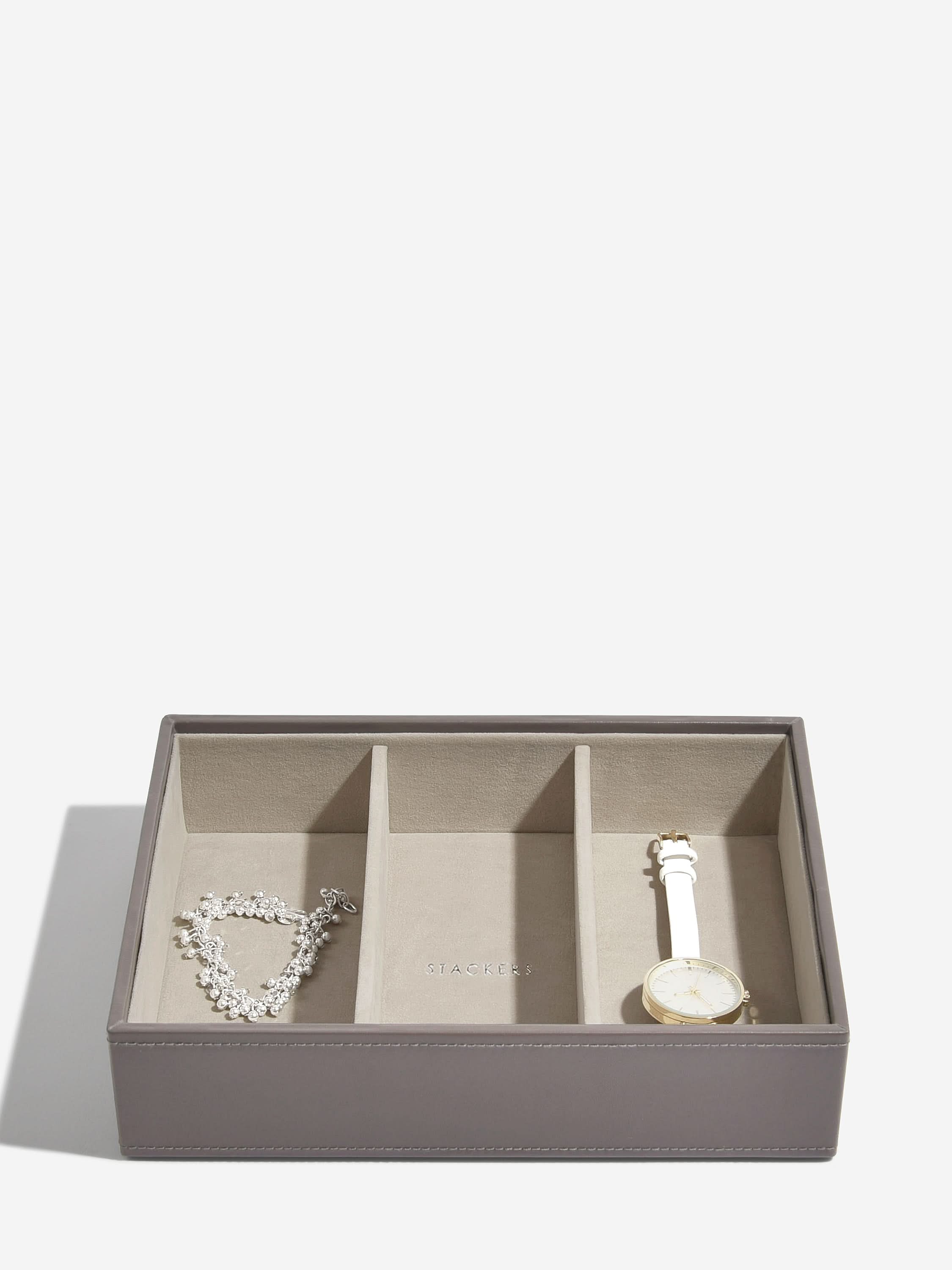 Stackers Klassieke Juwelendoos Set van 3 Zachtbruin - Mystackers