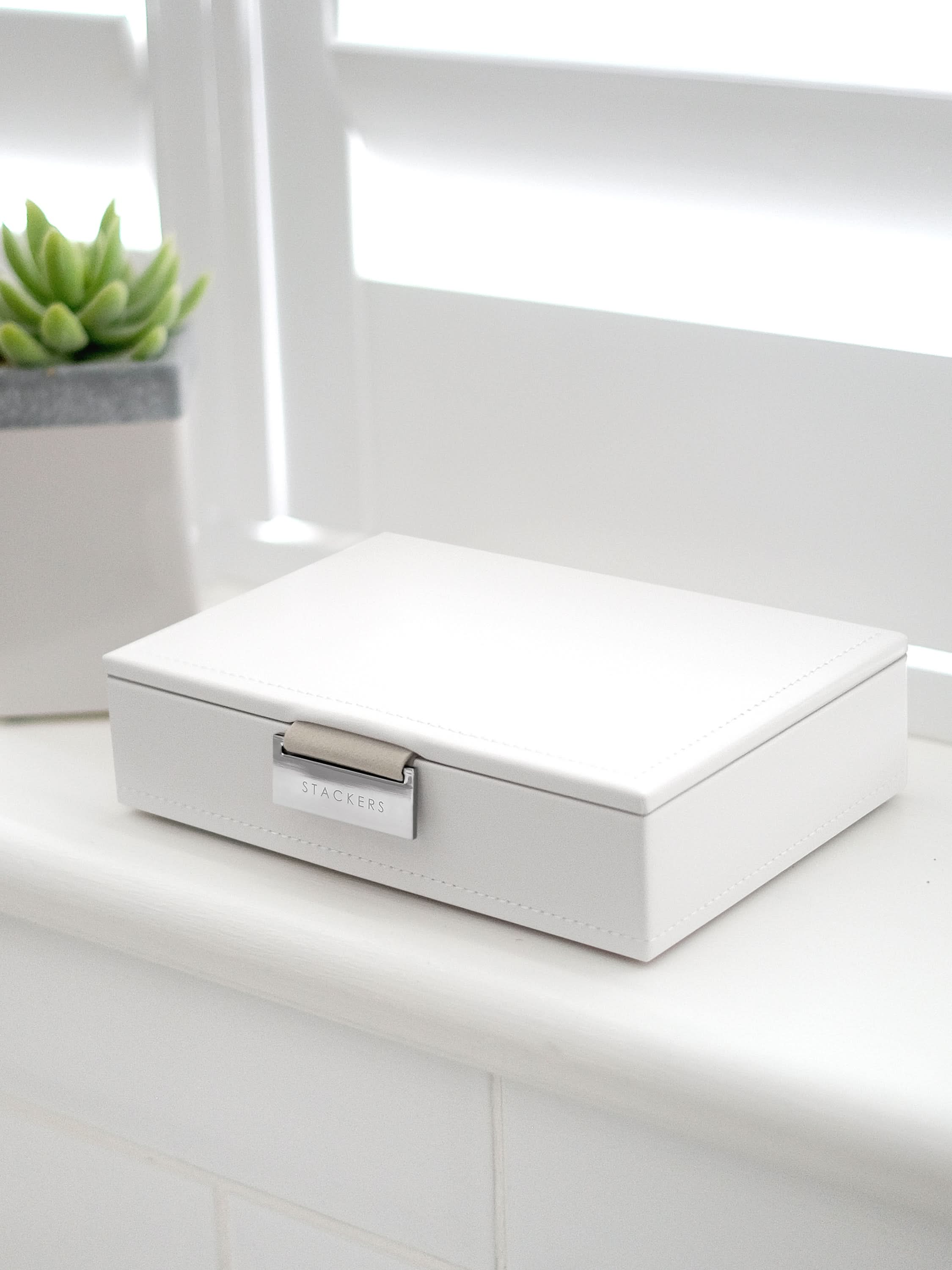 Stackers Deksel voor Mini Juwelendoos Wit - Mystackers