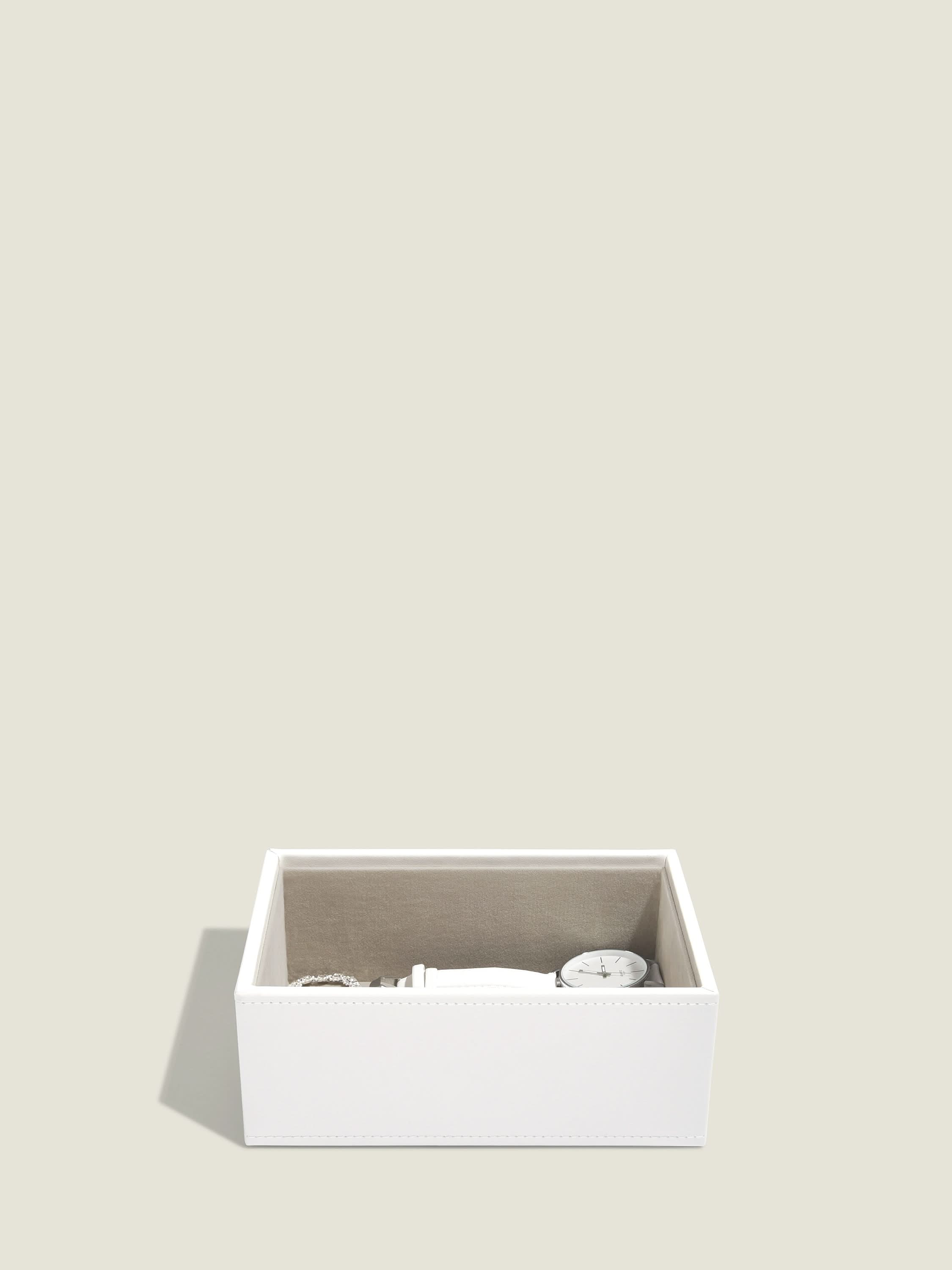 Stackers Mini Horloge & Accessoirelaag Wit - Mystackers