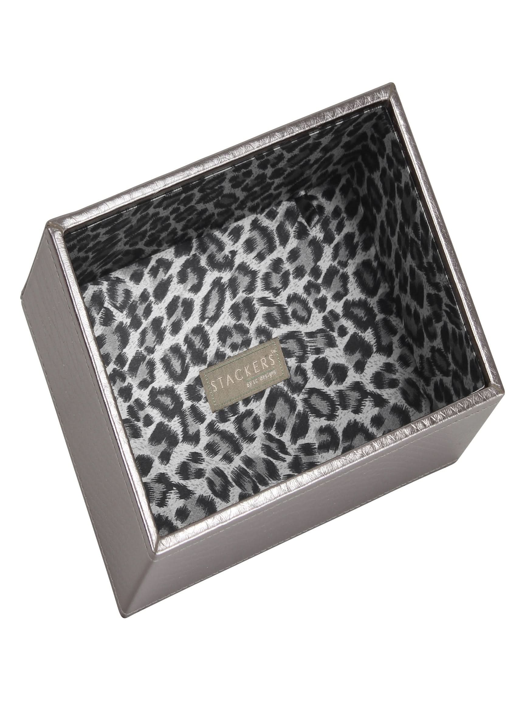 Stackers Mini Horloge & Accessoirelaag Platinum - Mystackers