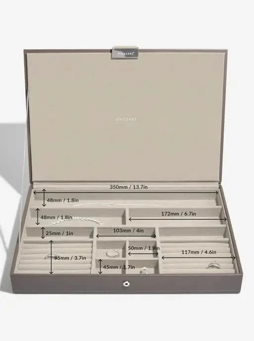 Stackers XL Juwelendoos set van 3 Zachtbruin - Mystackers