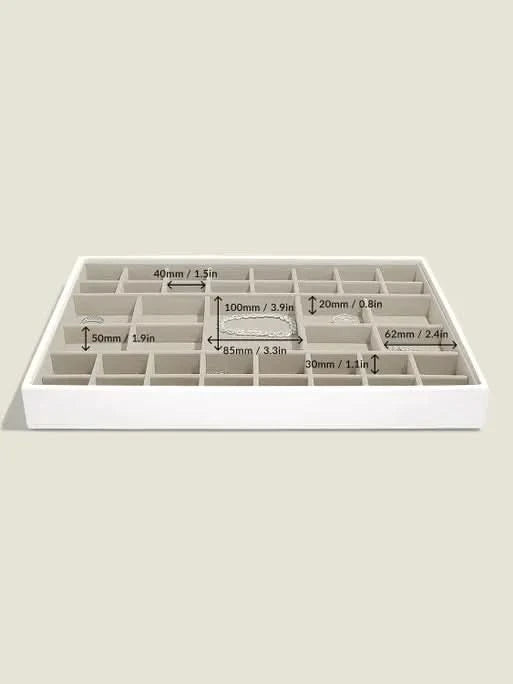 Stackers XL Juwelendoos set van 3 Wit - Mystackers