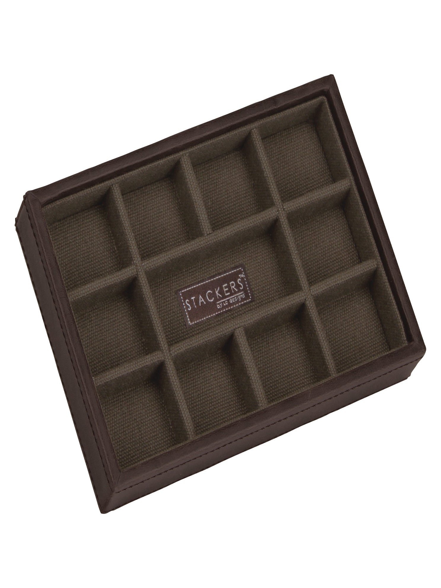 Stackers Mini Manchetknopenlaag Bruin & Kaki - Mystackers