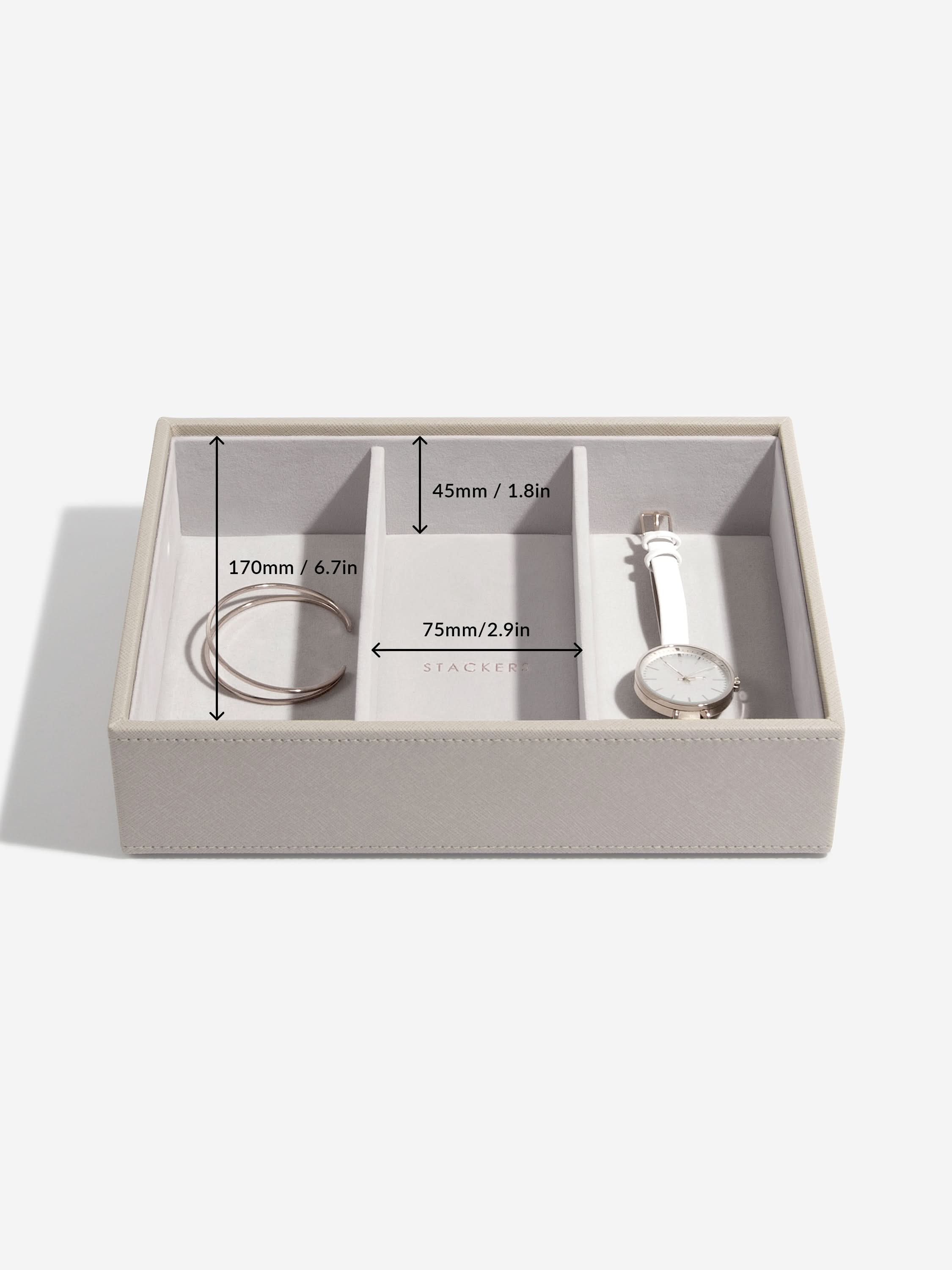 Stackers Klassieke Juwelendoos Set van 5 Taupe - Mystackers