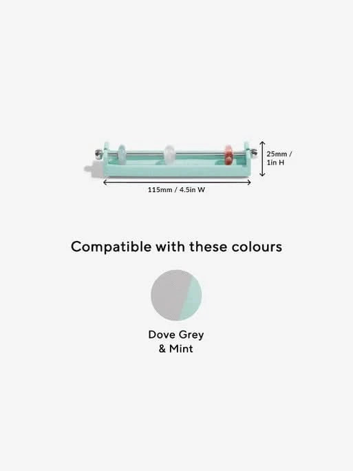 Stackers Charm Bar Grijs & Munt - Mystackers