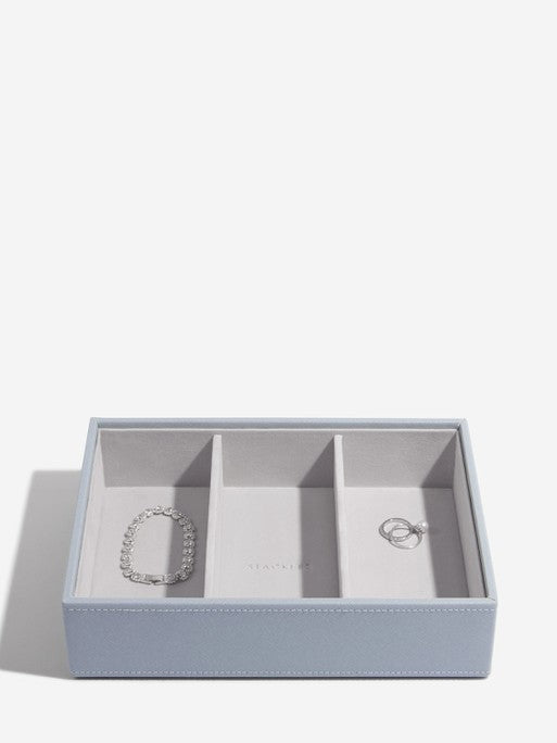Stackers Horloge & Accessoirelaag voor Klassieke Juwelendoos Blauw - Mystackers