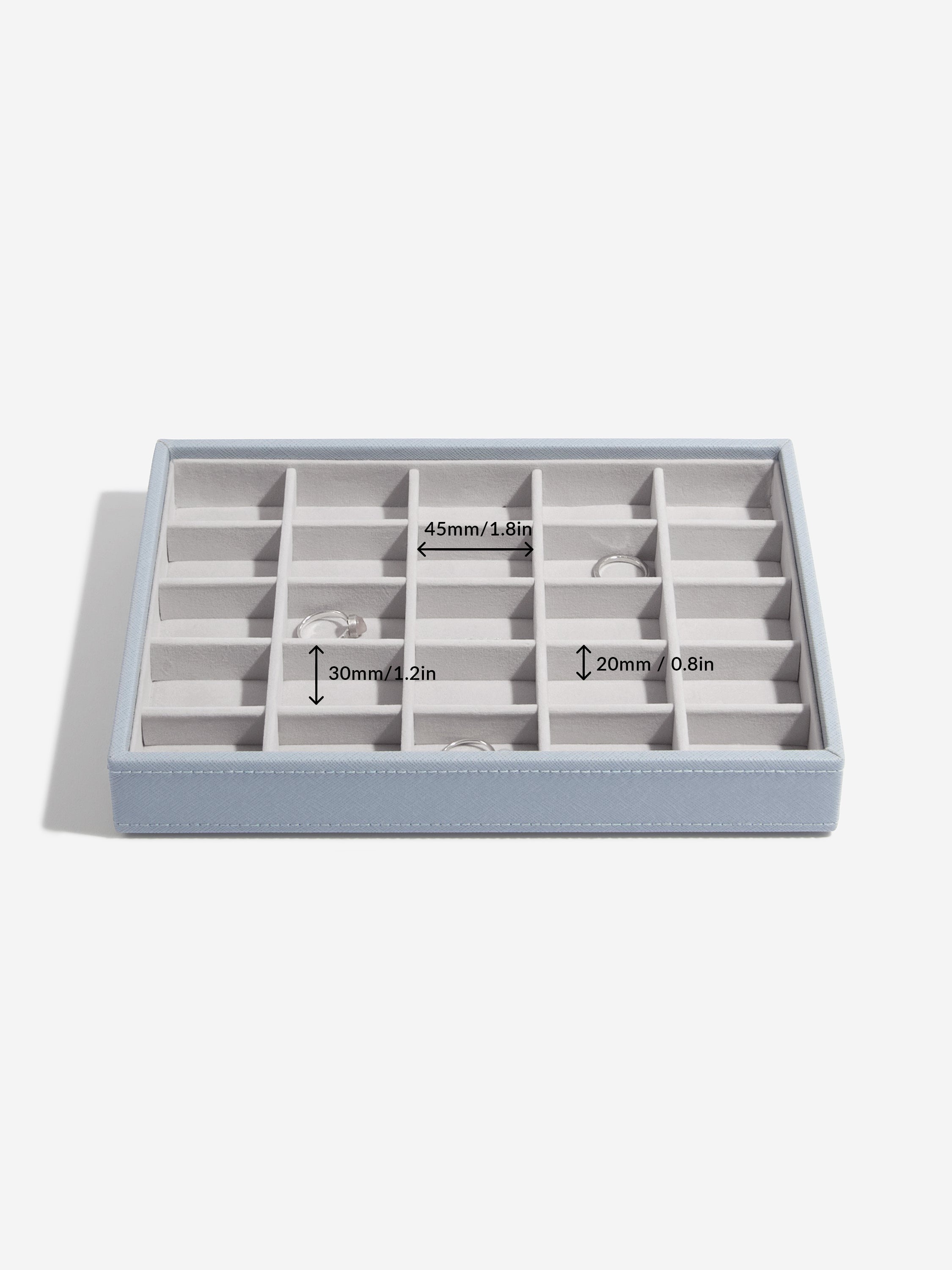 Stackers Small Jewellery Layer for Classic Jewellery Box Blue