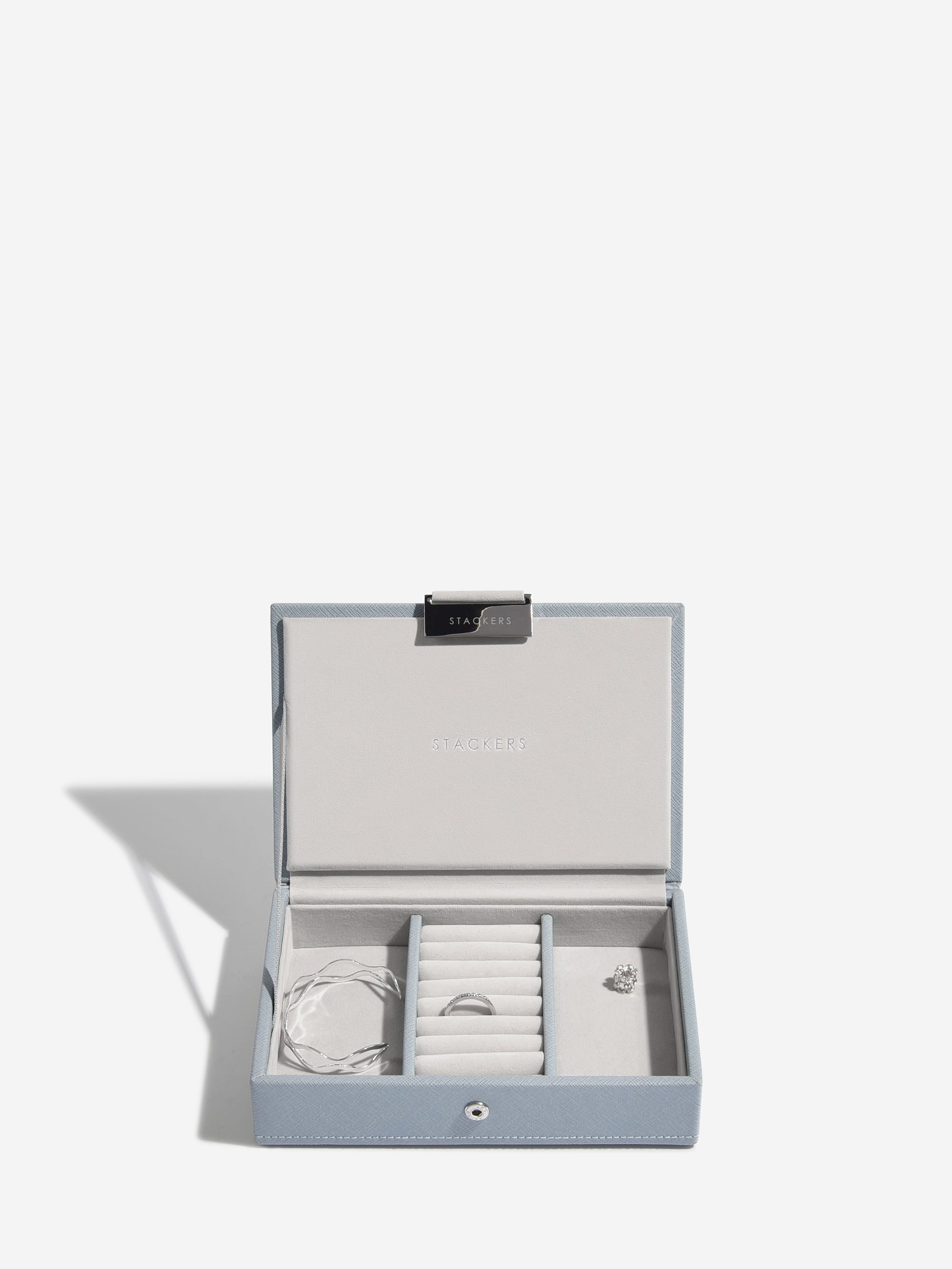 Stackers Couvercle pour Mini Boîte à Bijoux Bleu