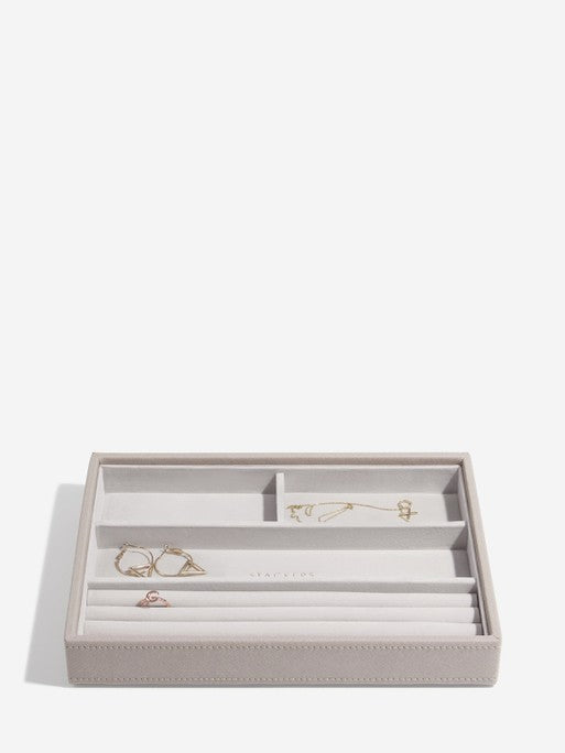 Stackers couche pour bagues & bracelets pour boîte à bijoux classique Taupe