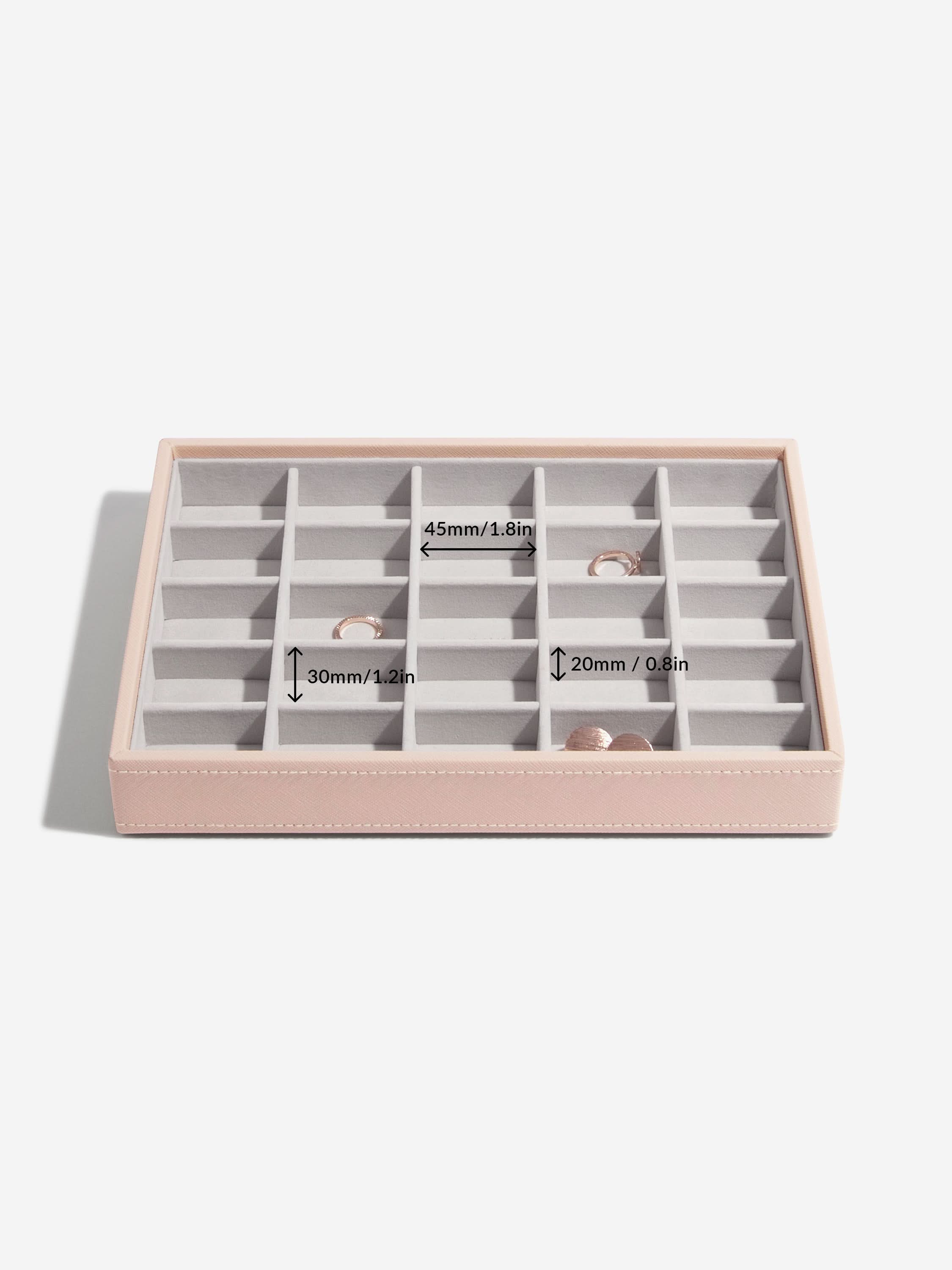 Stackers Klassieke Juwelendoos Set van 3 Roze - Mystackers