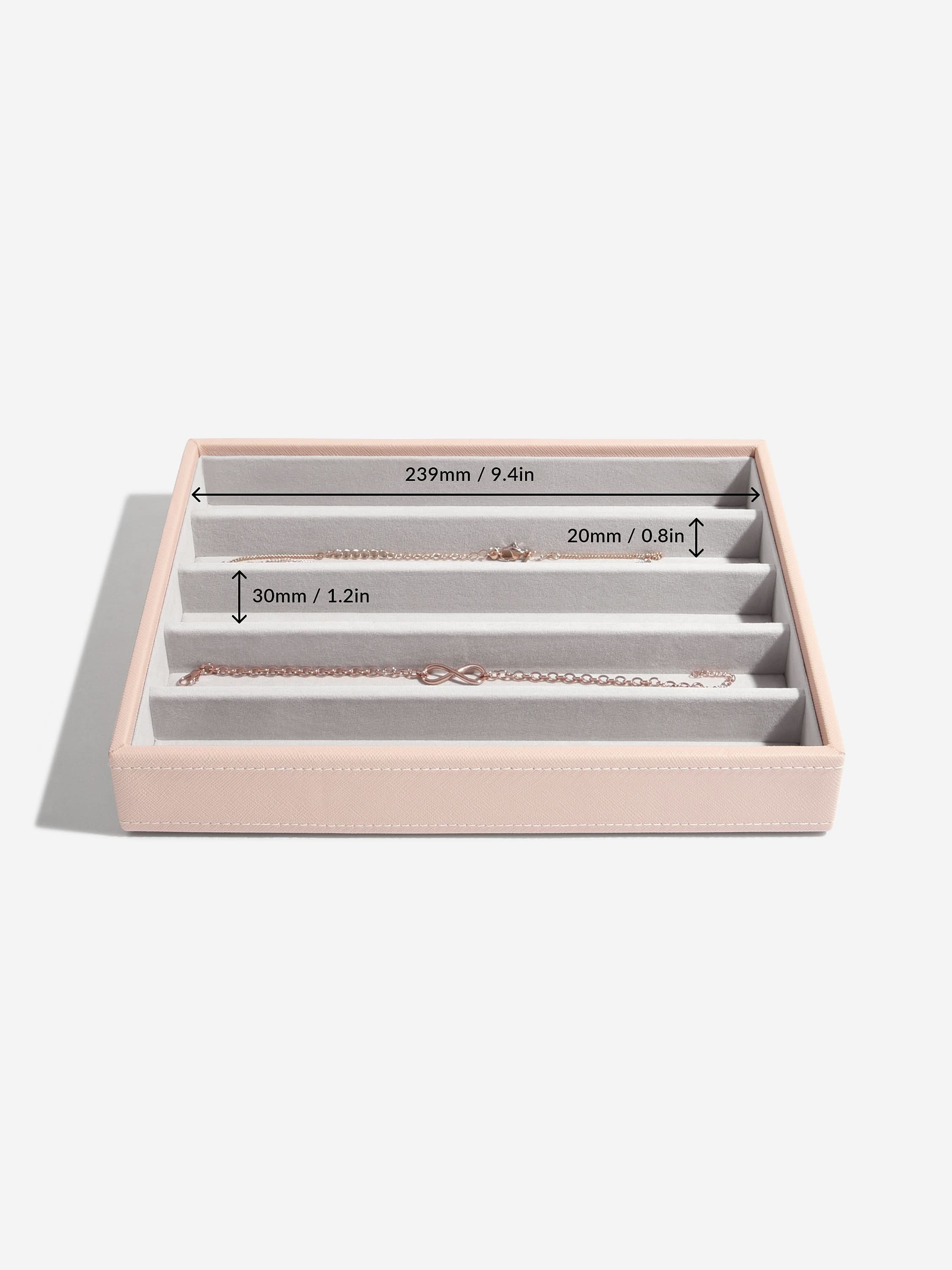 Stackers Halskettingenlaag voor Klassieke Juwelendoos Roze - Mystackers