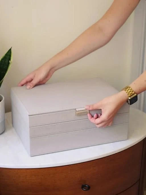 Stackers XL Juwelendoos set van 3 Taupe - Mystackers