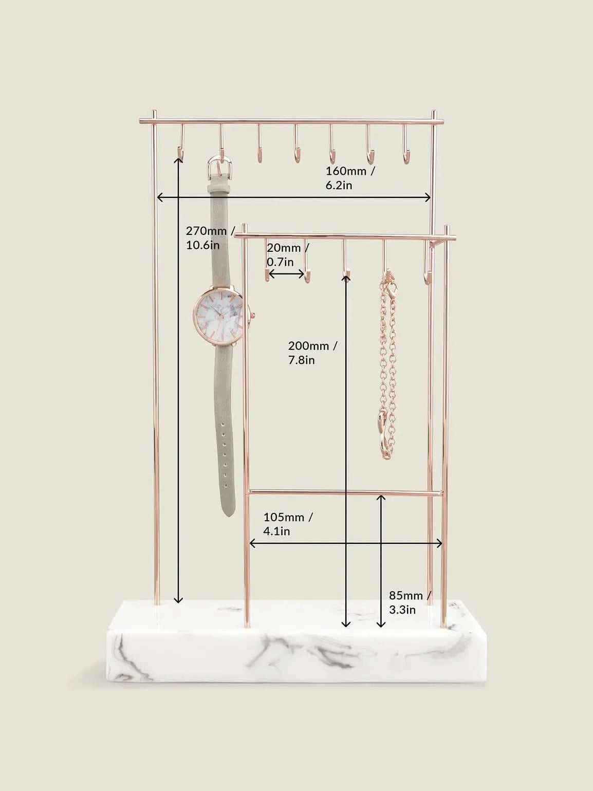 Stackers Sieradenstandaard Marmer - Mystackers