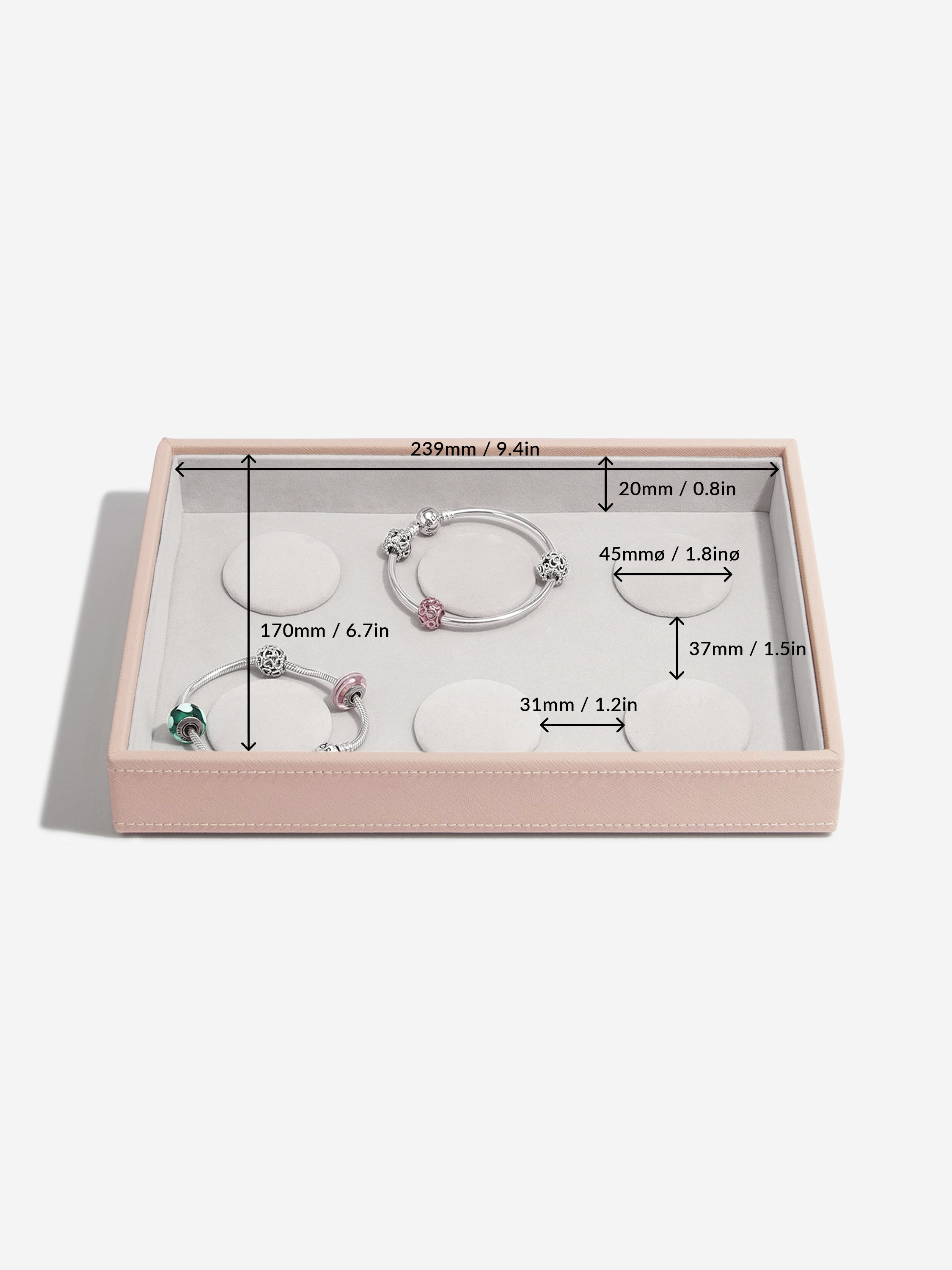Stackers Bracelet Layer for Classic Jewellery Box Pink