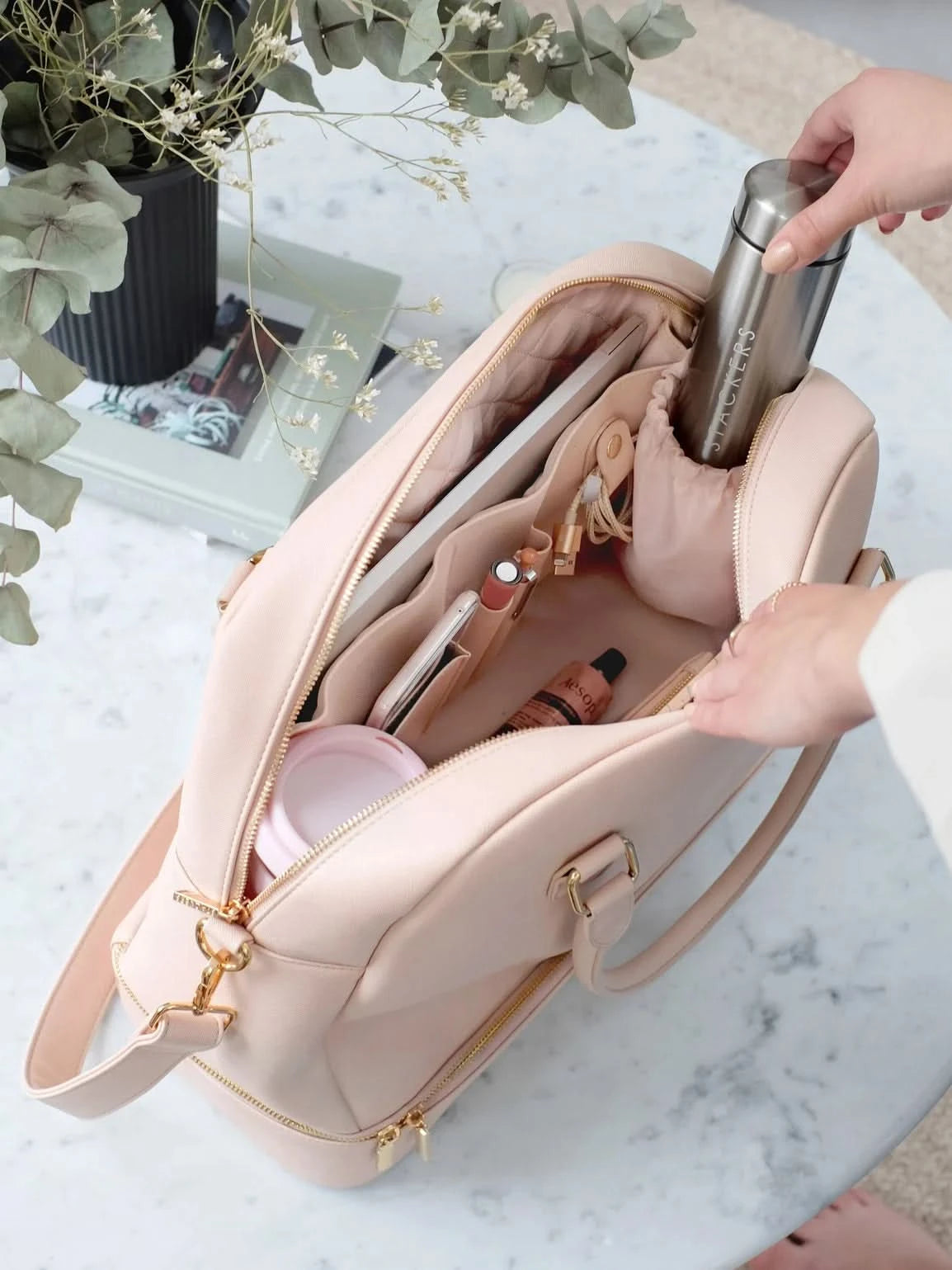 Stackers Handtas Roze - Mystackers