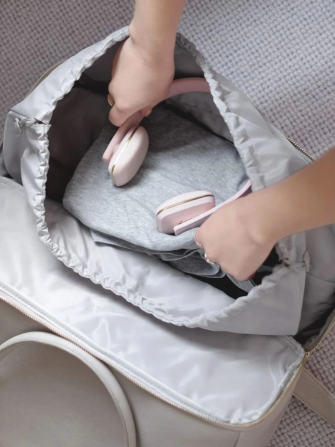 Stackers Handtas Taupe - Mystackers