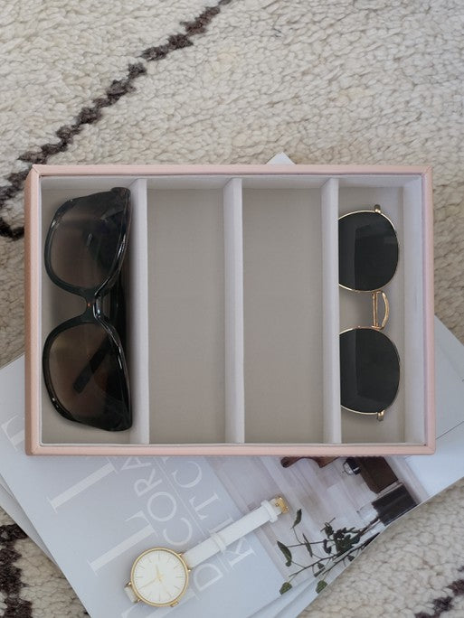 Stackers Bril & Accessoires-laag voor Klassieke Juwelendoos Roze - Mystackers
