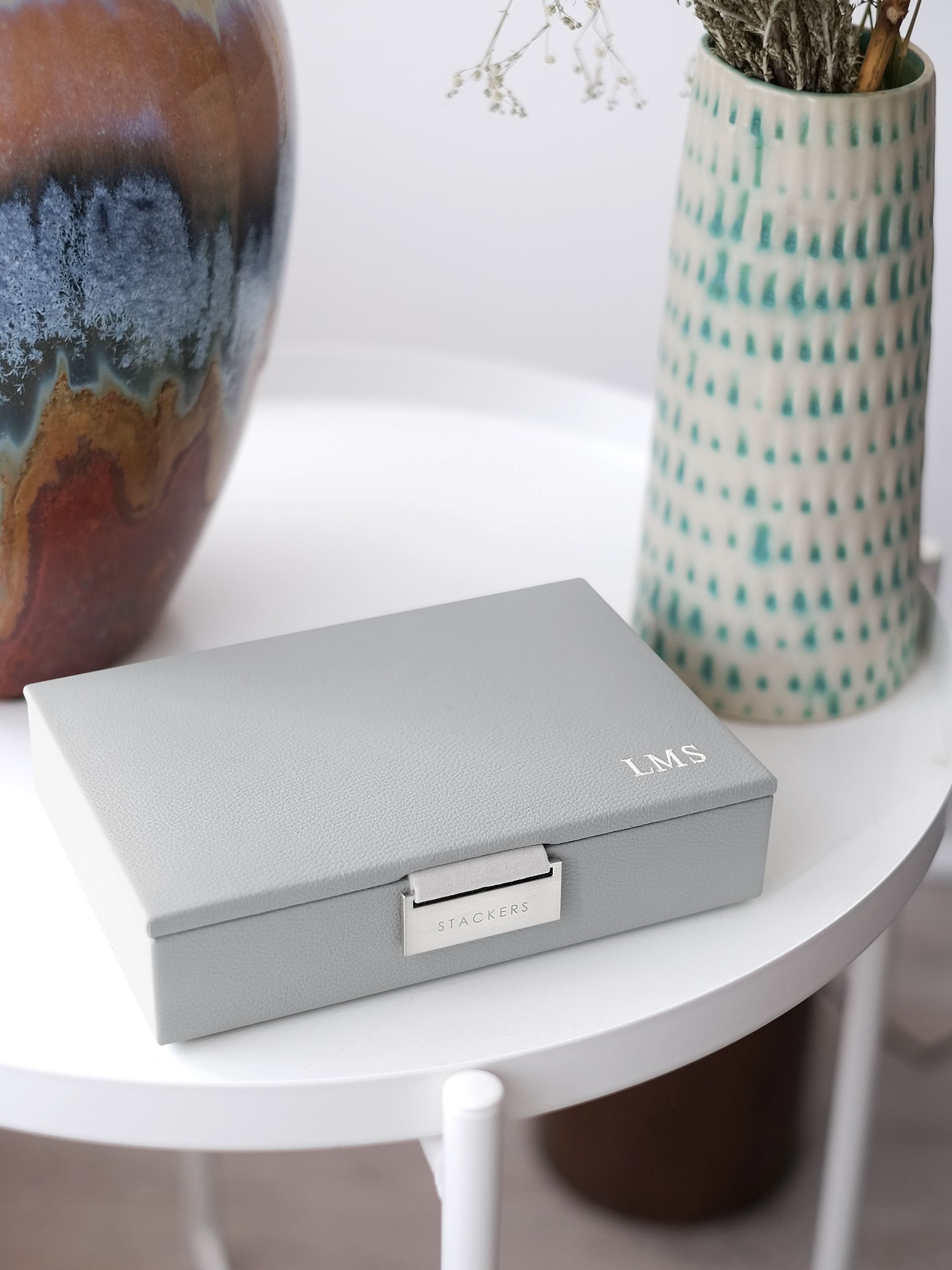 Stackers Deksel voor Mini Juwelendoos Grijs - Mystackers