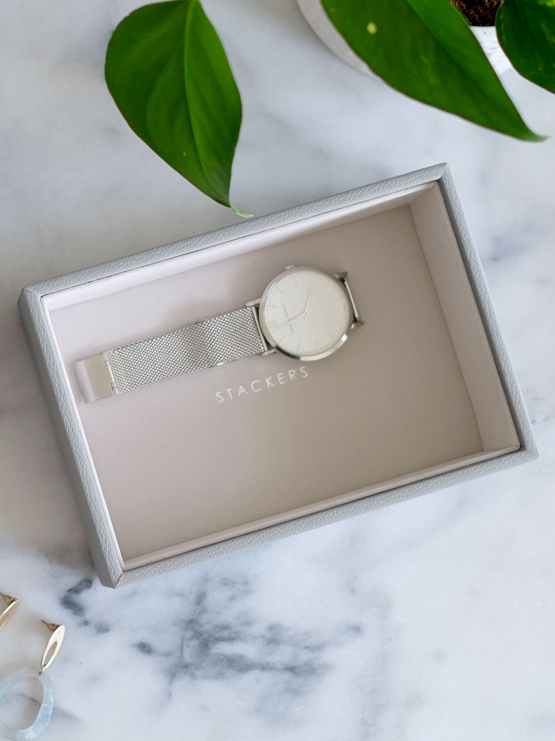 Stackers Mini Horloge & Accessoirelaag Grijs - Mystackers