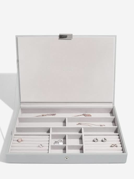 Stackers Deksel voor XL Juwelendoos Grijs - Mystackers