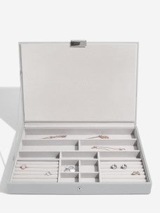 Stackers XL Juwelendoos set van 3 Grijs - Mystackers