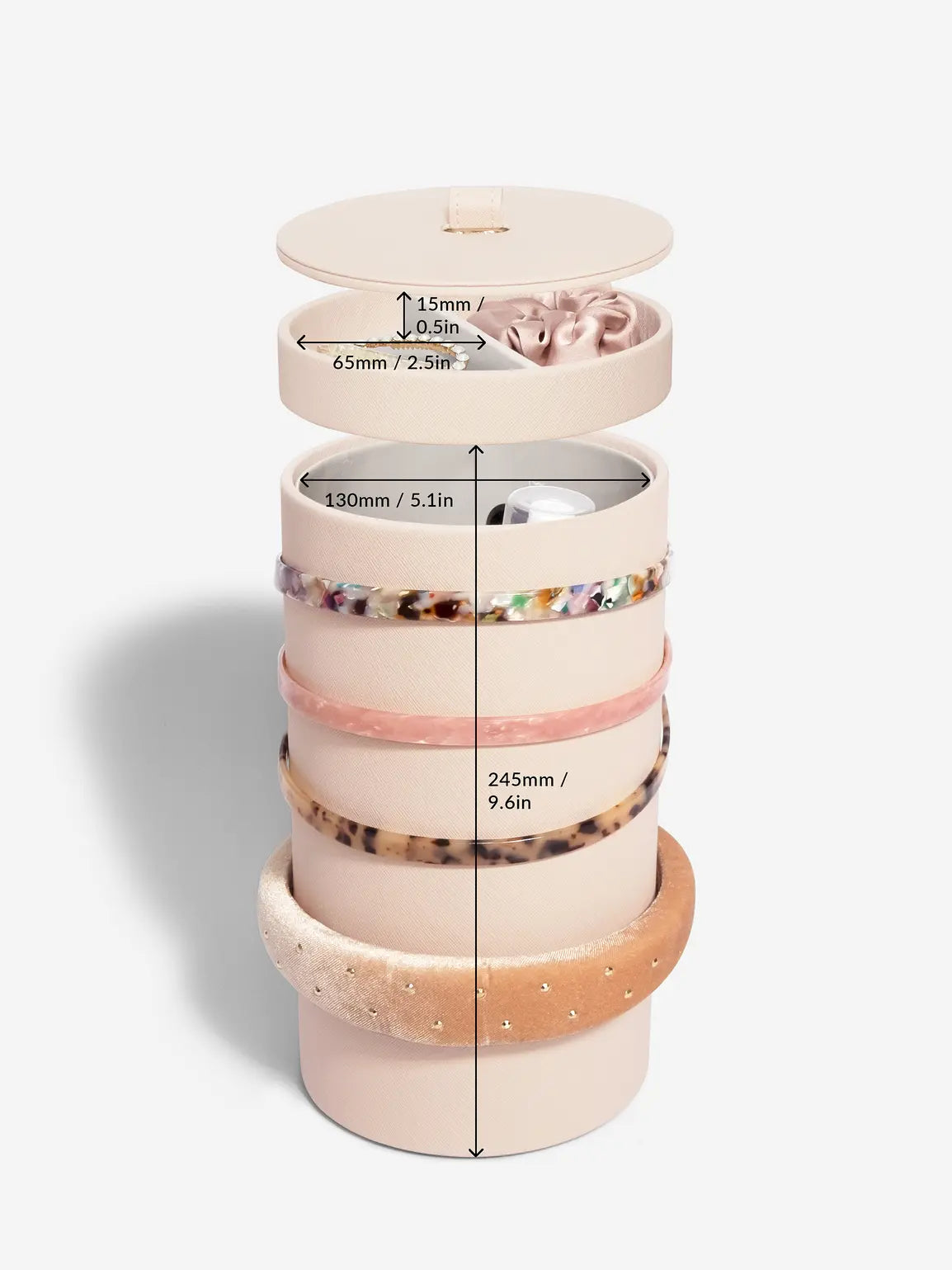 Stackers Hair Accessories Organizer Pink