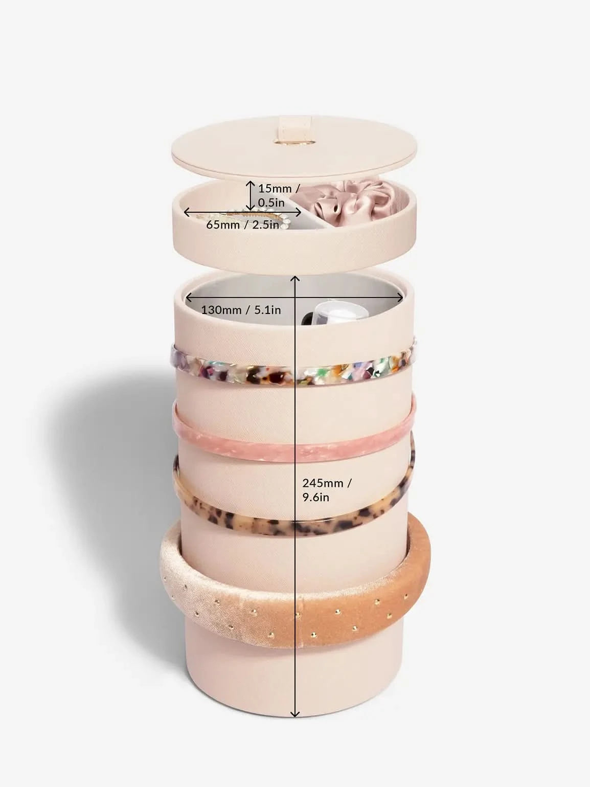 Stackers Haaraccessoires Organizer Roze - Mystackers