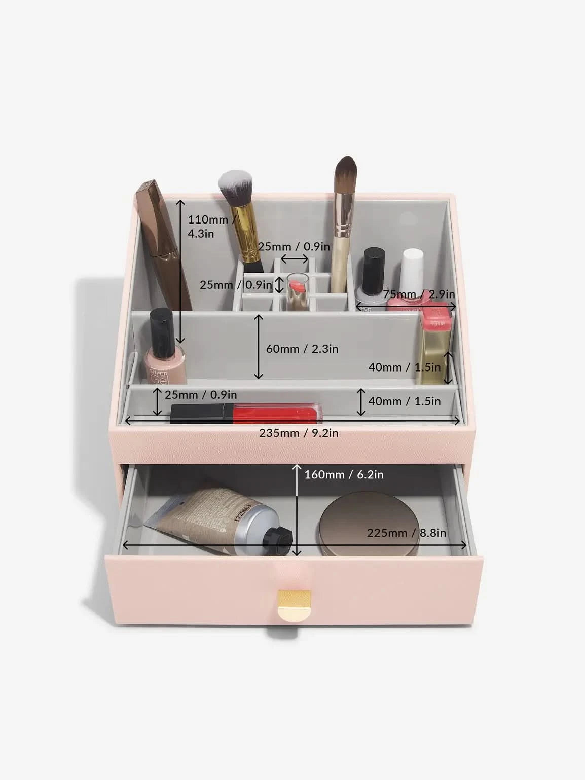 Stackers Makeup Organizer Roze - Mystackers