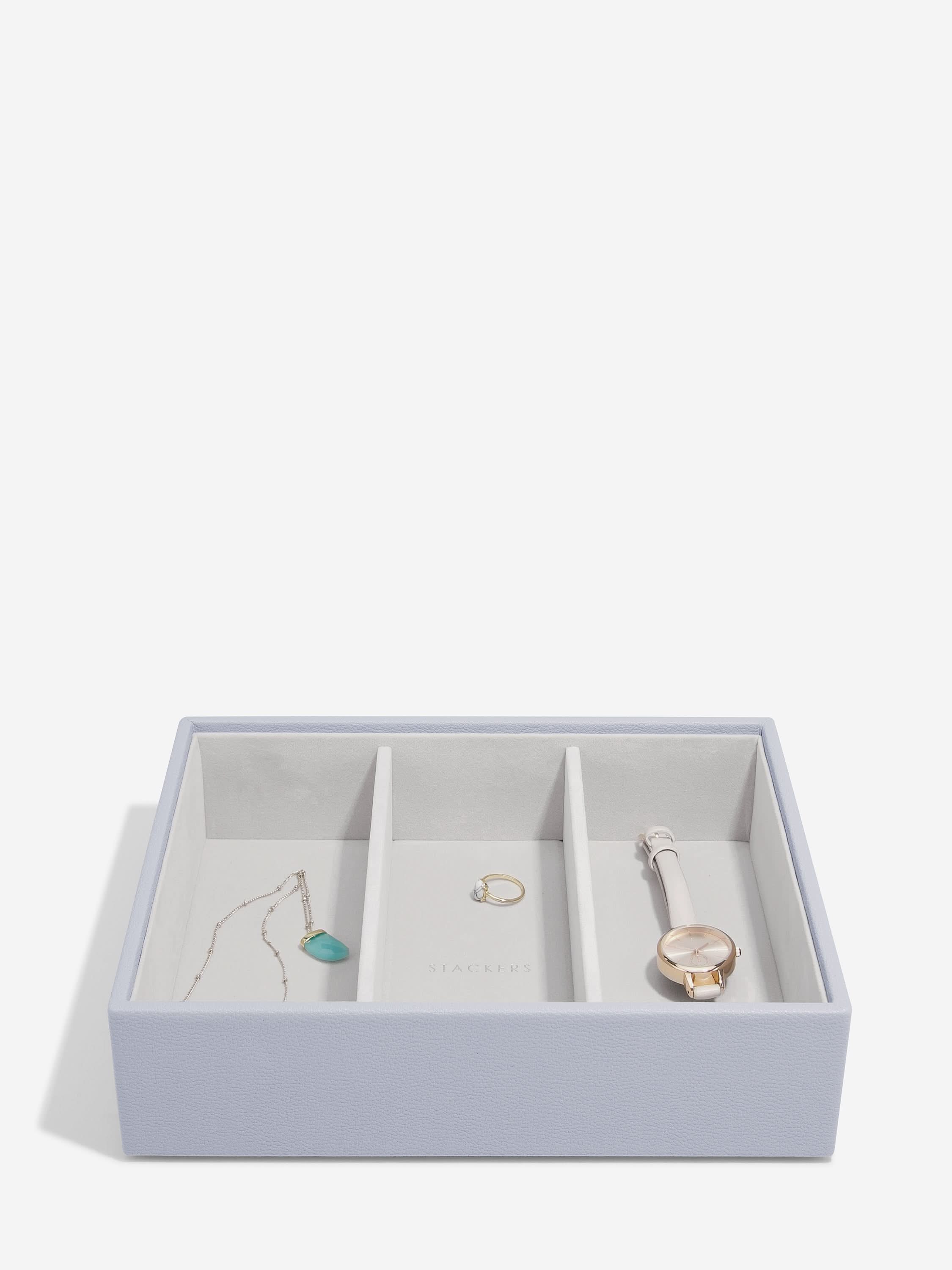 Stackers Horloge & Accessoirelaag voor Klassieke Juwelendoos Lavendel - Mystackers