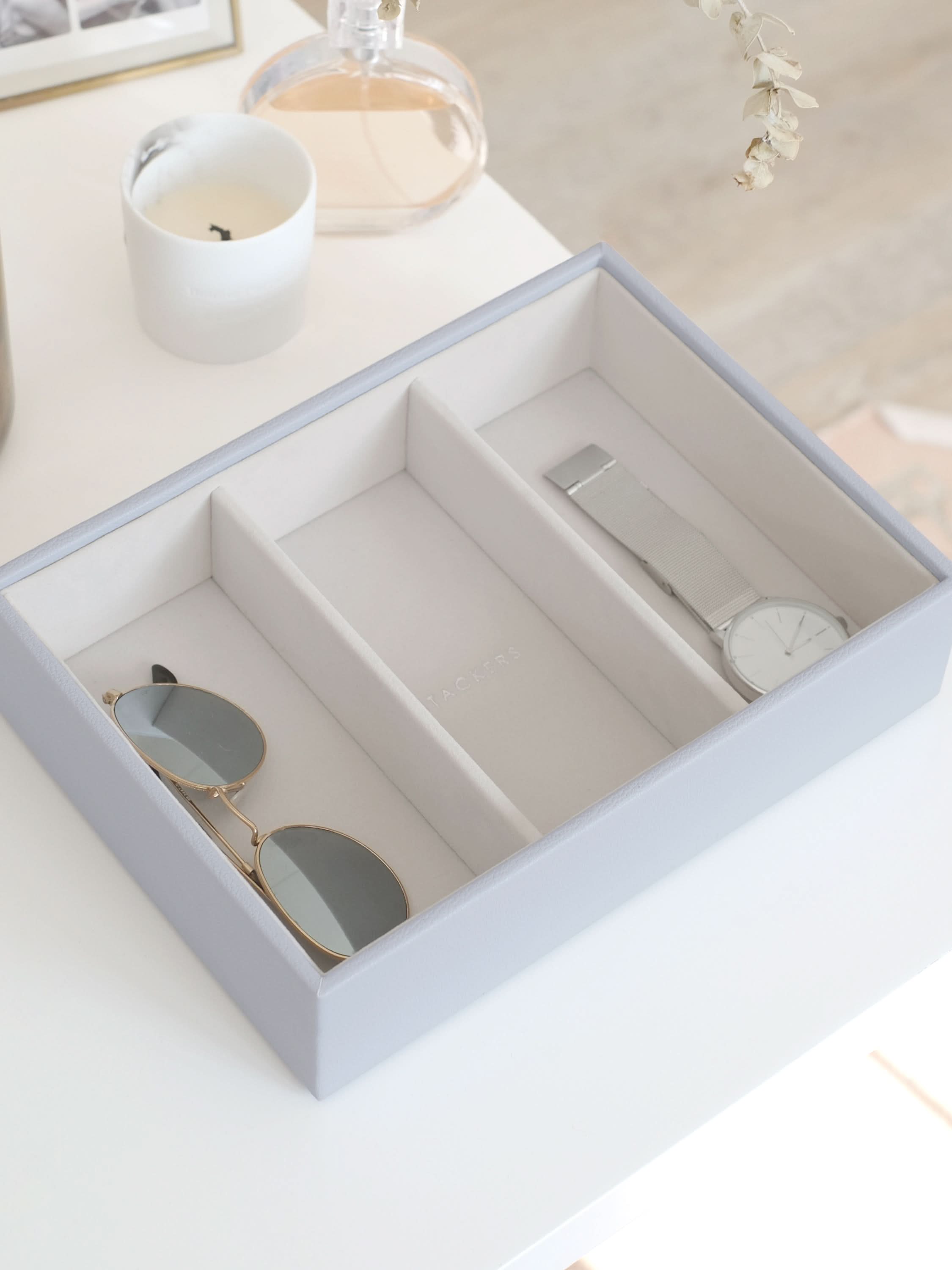 Stackers Horloge & Accessoirelaag voor Klassieke Juwelendoos Lavendel - Mystackers
