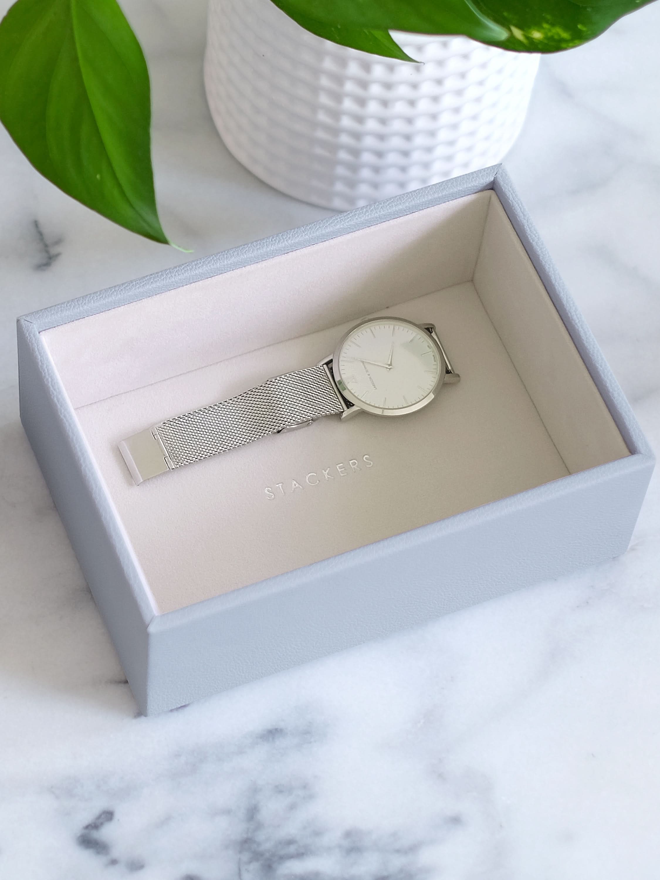 Stackers Mini Horloge & Accessoirelaag Lavendel - Mystackers