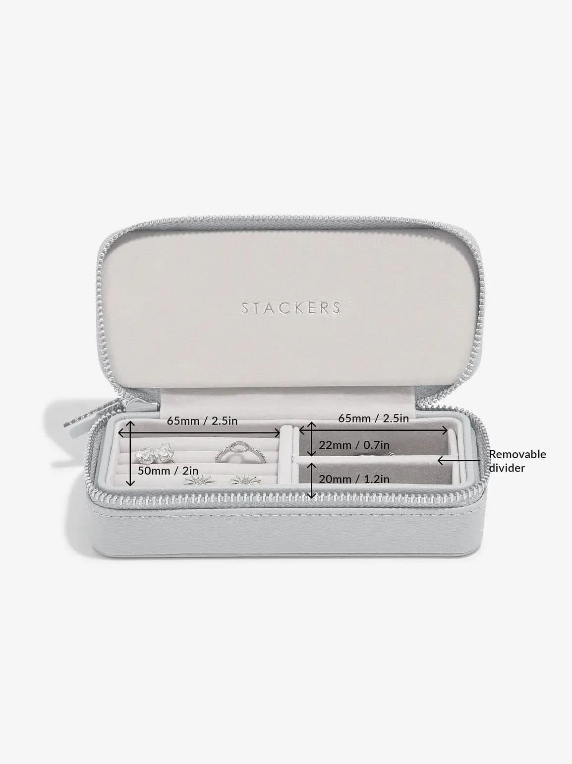 Stackers Medium Travel box Grijs - Mystackers