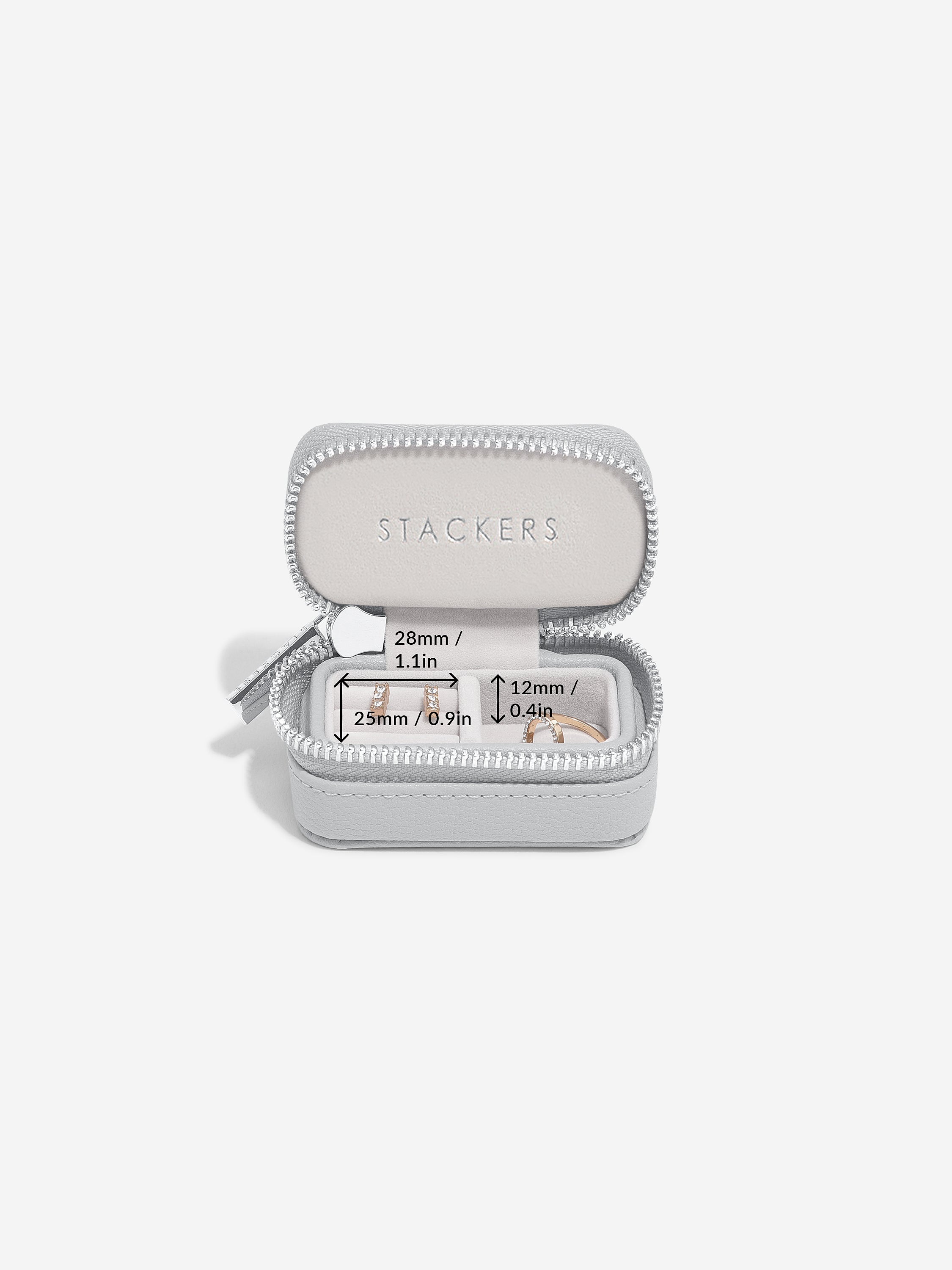 Stackers Petite Jewellery Box Grey
