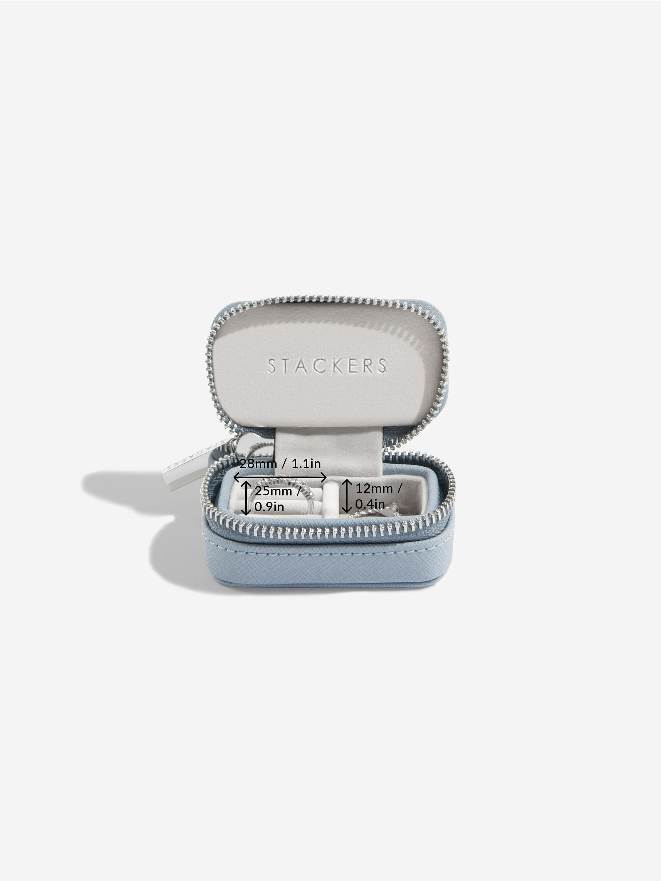 Stackers Petite Jewellery Box Blue