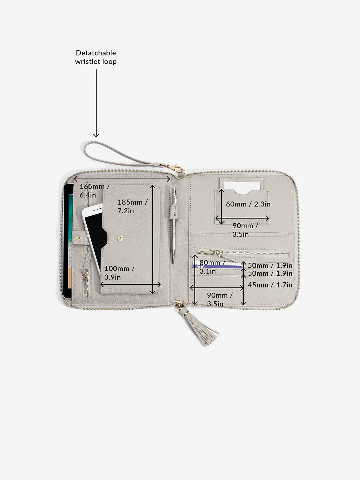 Stackers Tech Organizer Taupe - Mystackers