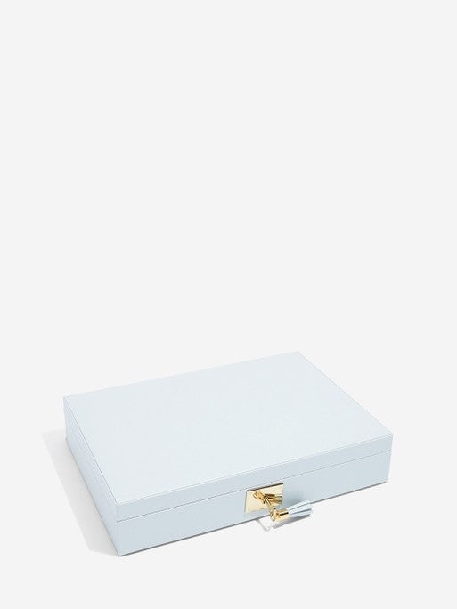 Stackers Lederen Deksel Blauw - Mystackers