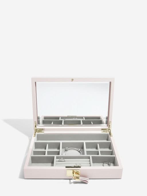 Stackers Lederen Deksel Roze - Mystackers