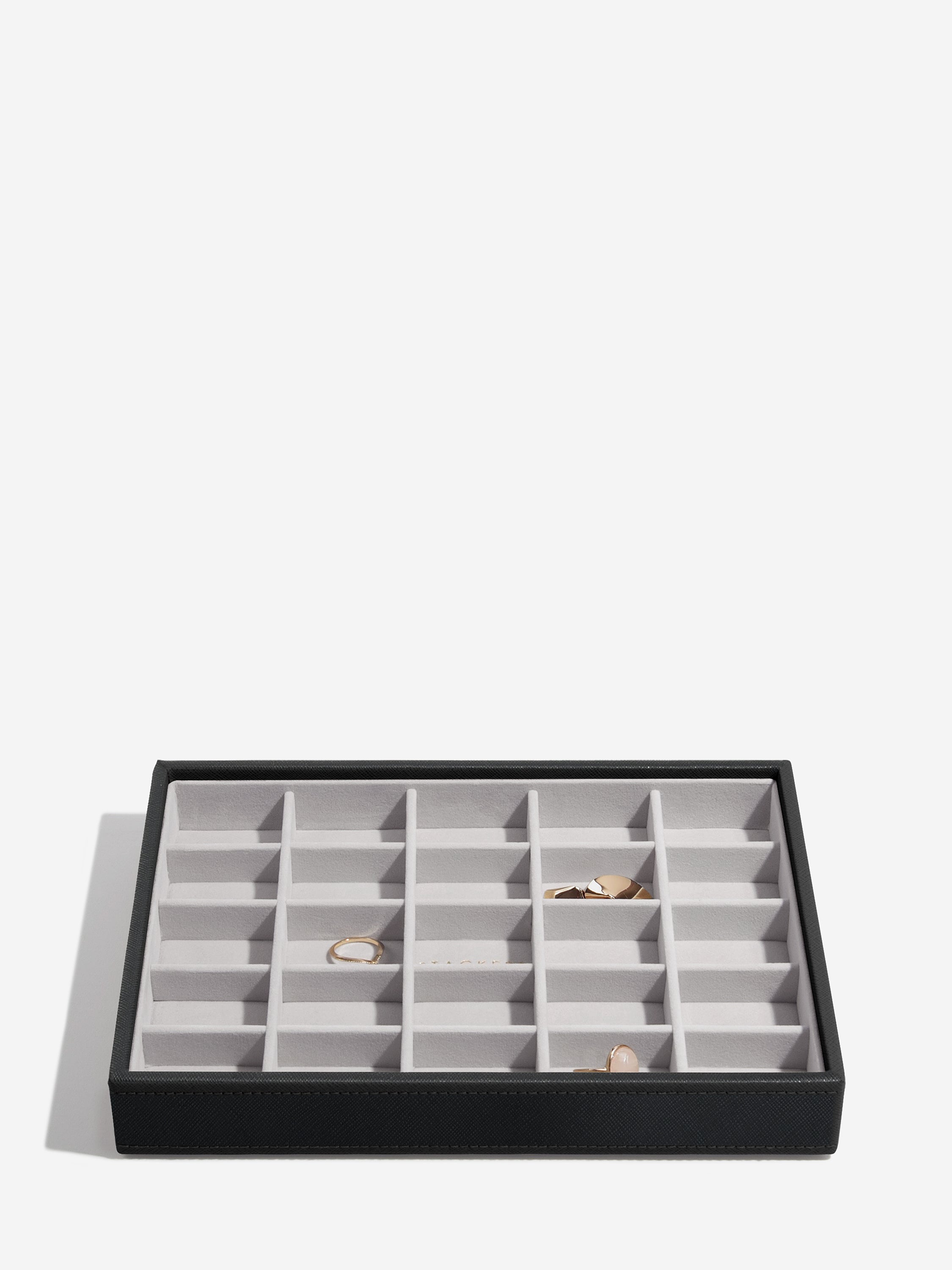 Stackers Classic Jewellery Box Set of 4 Black