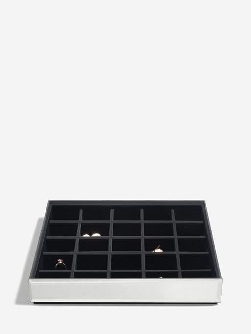 Stackers kleine glazen Sieradenlaag voor Klassieke glazen Juwelendoos Zwart - Mystackers