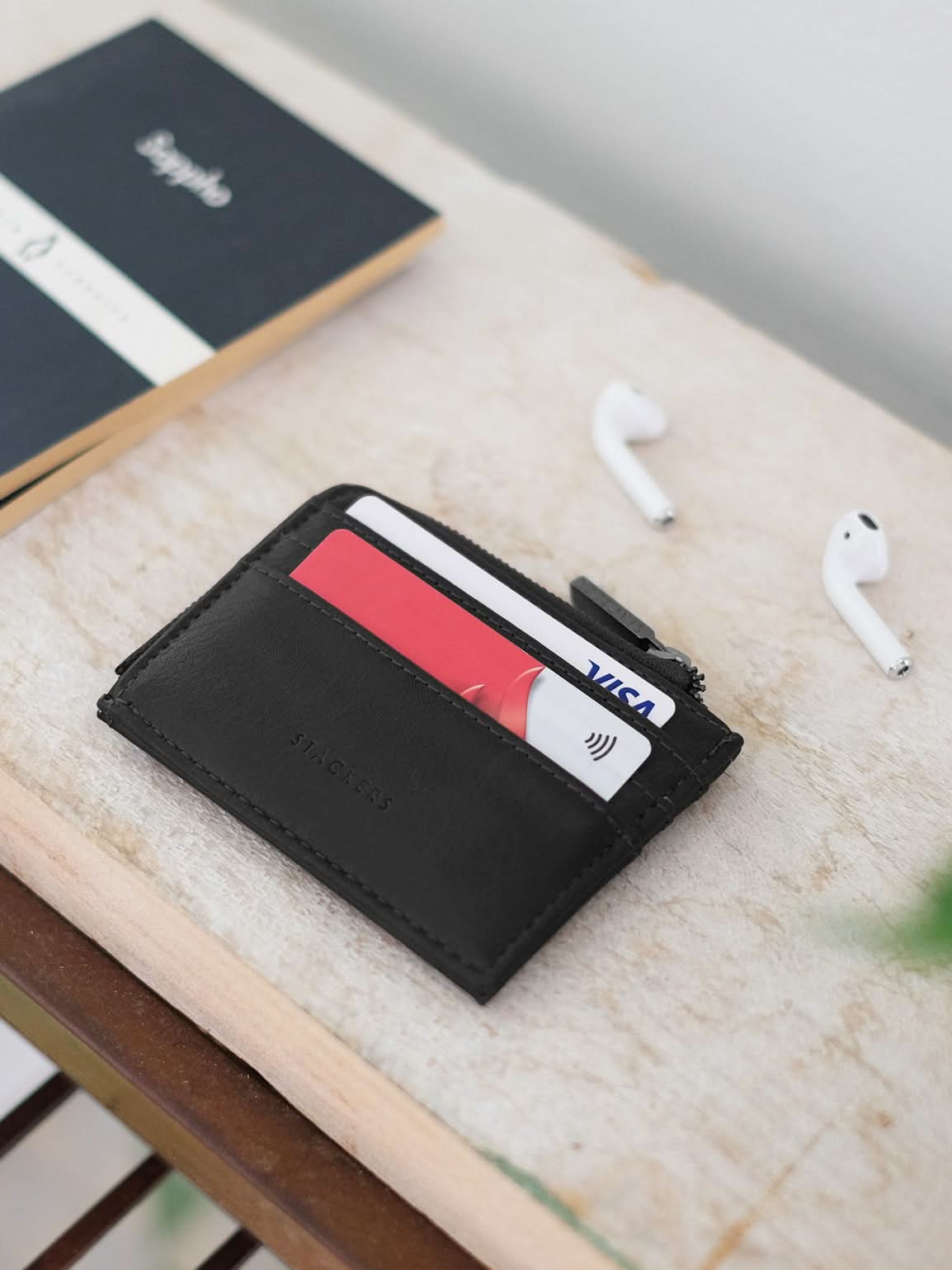 Stackers ID-houder Zwart - Mystackers