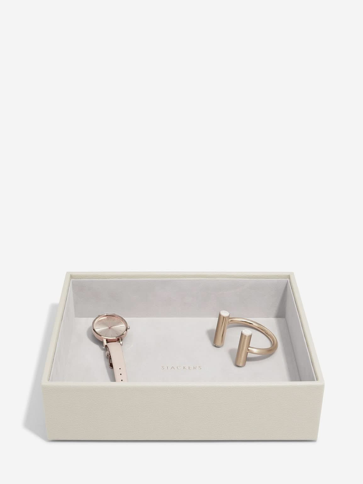 Stackers diepe Sieradenlaag voor Klassieke Juwelendoos Havermout - Mystackers