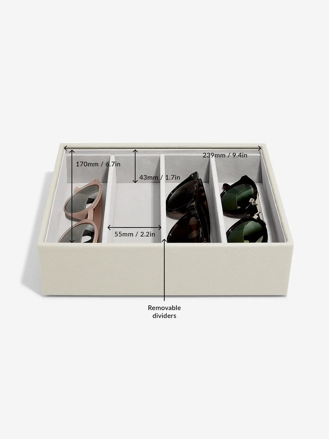 Stackers Bril & Accessoires-laag voor Klassieke Juwelendoos Havermout - Mystackers