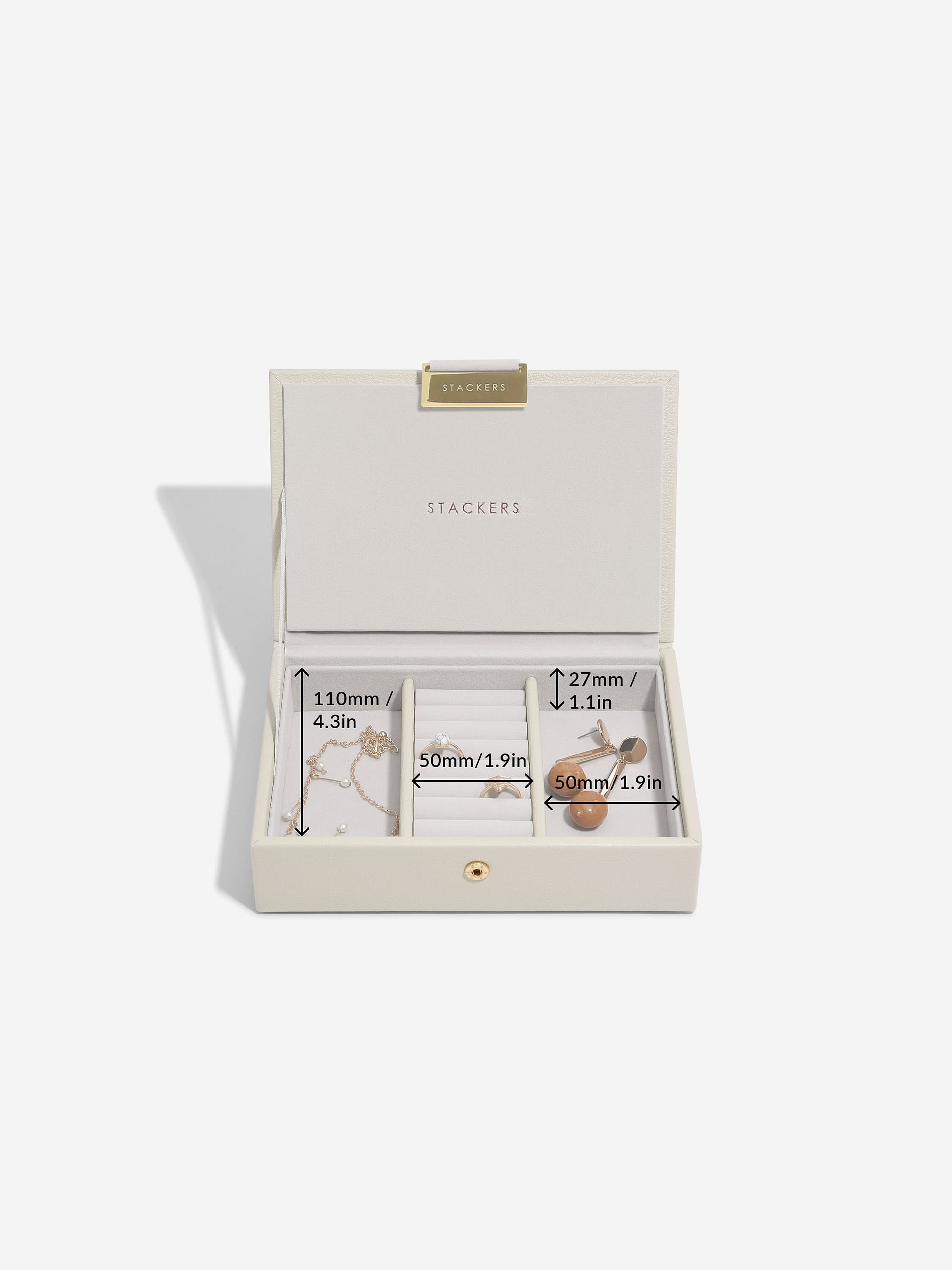 Stackers Deksel voor Mini Juwelendoos Havermout - Mystackers