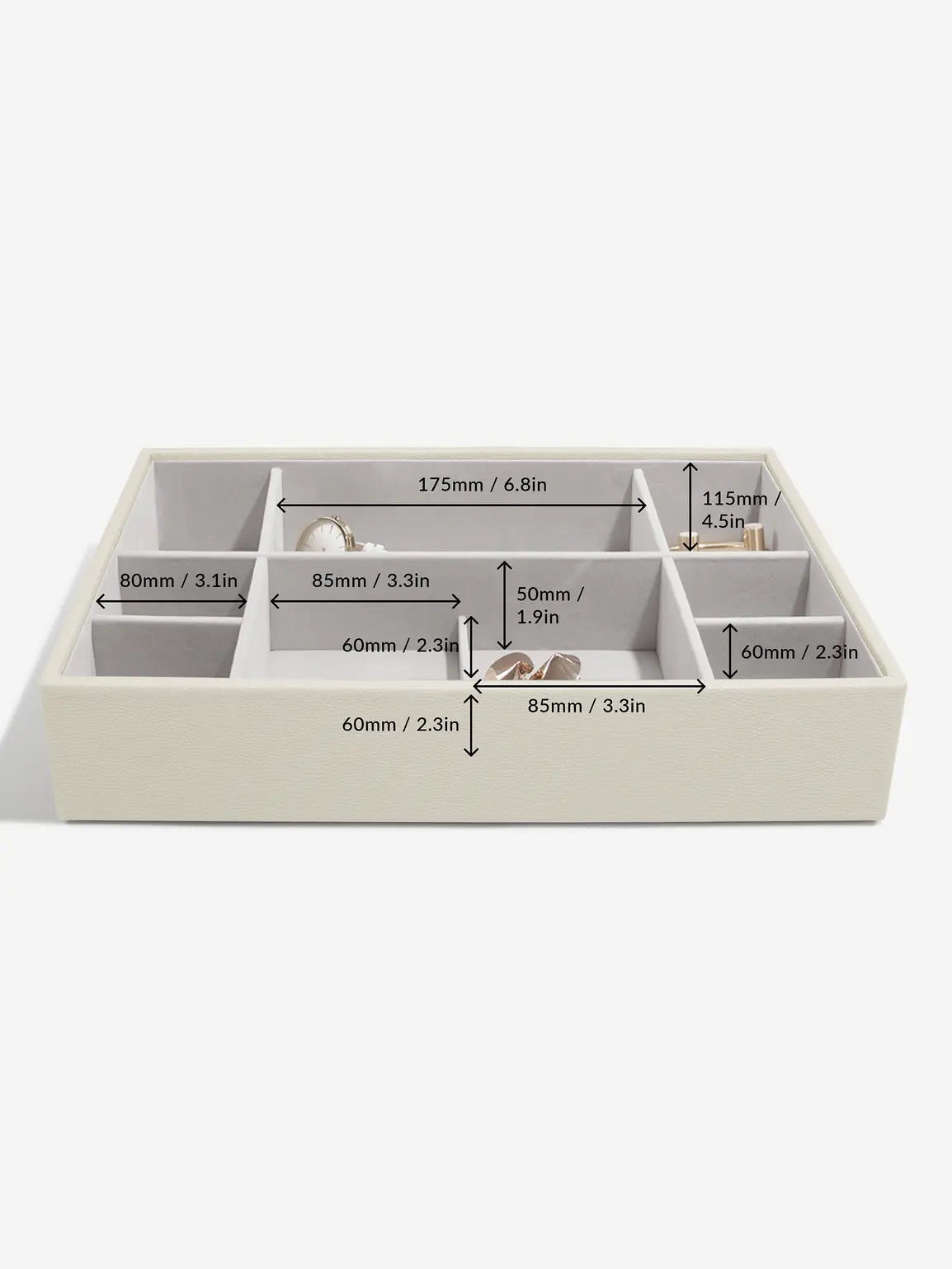Stackers XL Juwelendoos set van 3 Havermout - Mystackers