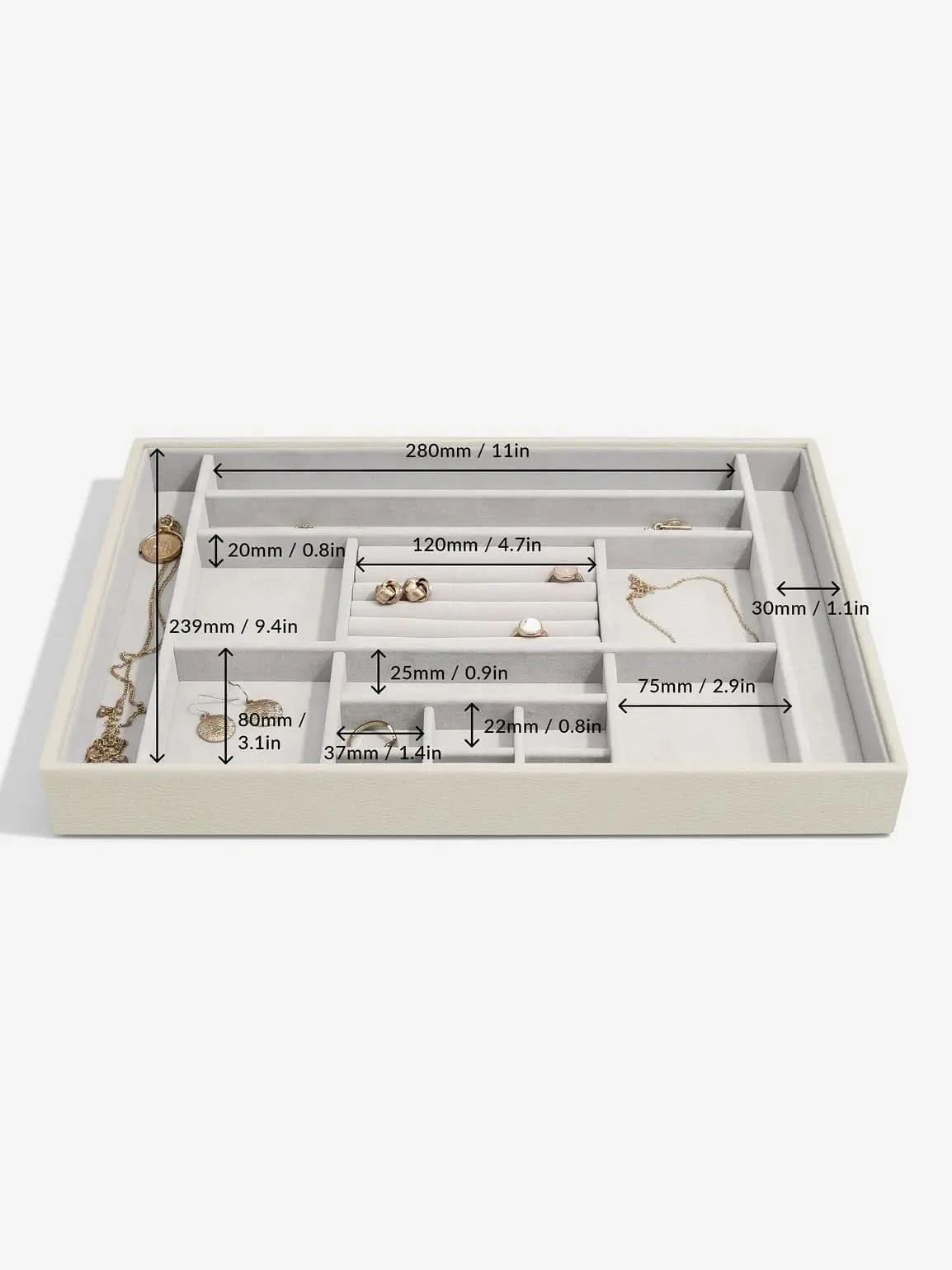 Stackers XL Ring & Accessoireslaag Havermout - Mystackers