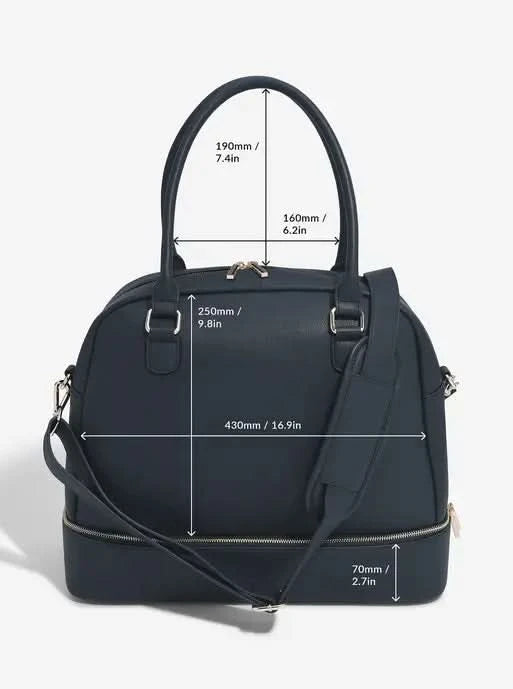 Stackers Handtas Marineblauw - Mystackers