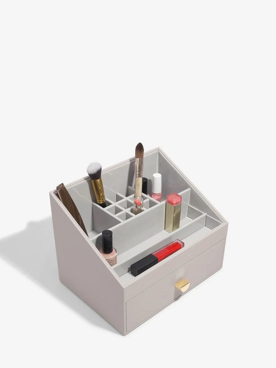 Stackers Makeup Organizer Taupe - Mystackers